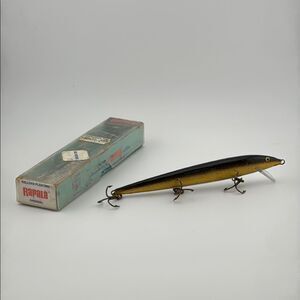 Vintage RAPALA Wobbler The Original Finnish Minnow Lure Kelluva Retired In Box
